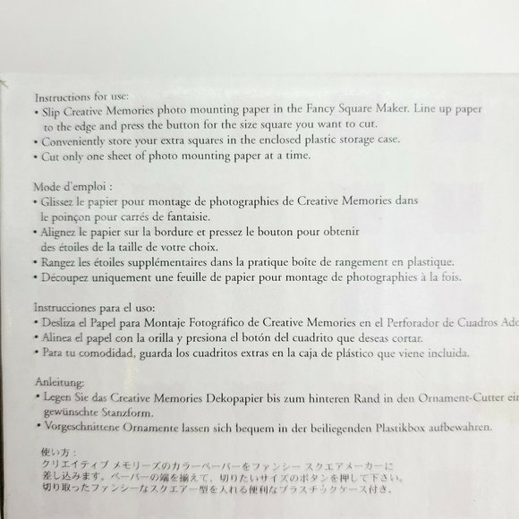 The Creative Memories Collection Three Pack Shape Maker For Crafts And Scrapbook - Picture 9 of 12